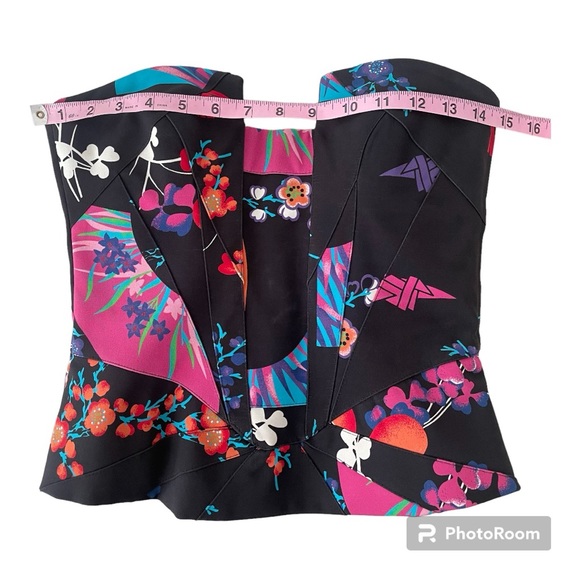 Versace x H&M Silk Corset Top - Picture 7 of 12